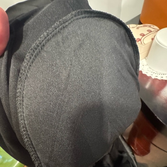 Adrianna Papell Elegant Black Dress with Satin Belt - Picture 11 of 12